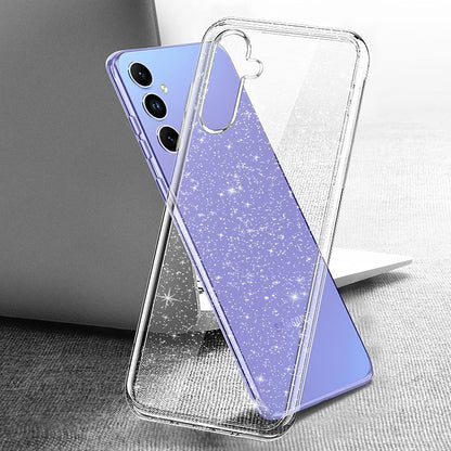 Deksel for Samsung Galaxy A54 A546, Techsuit, SparkleSkin, Transparent