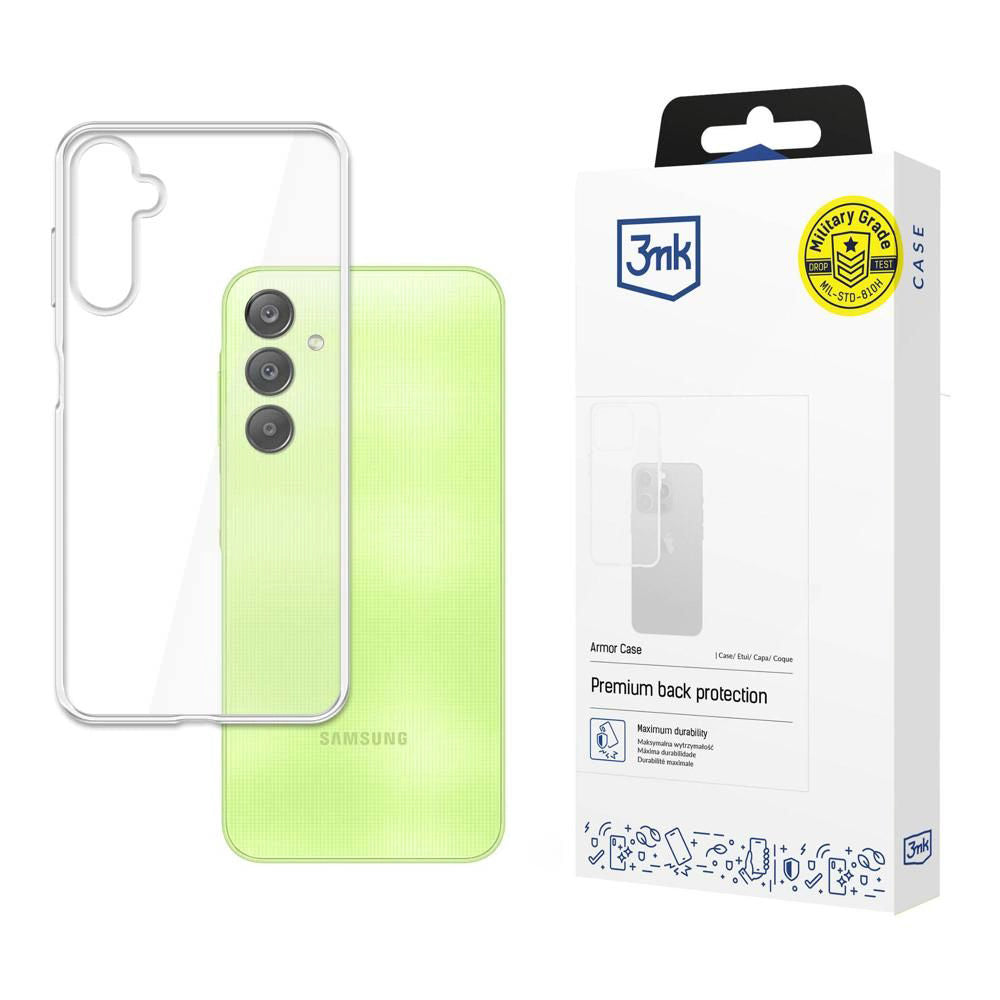 Deksel for Samsung Galaxy A55 5G A556, 3MK, Armor, Transparent