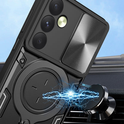 Deksel til Samsung Galaxy A55 5G A556, Techsuit, CamGuard Pro, Svart