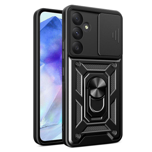 Deksel til Samsung Galaxy A55 5G A556, Techsuit, CamShield, Svart