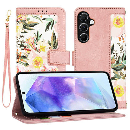 Deksel for Samsung Galaxy A55 5G A556, Techsuit, FlipCraft, Rosa
