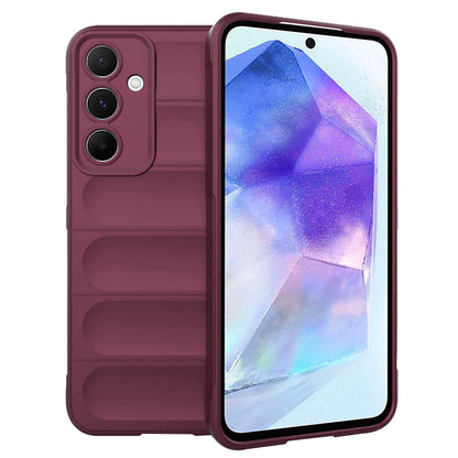 Deksel til Samsung Galaxy A55 5G A556, Techsuit, Magic Shield, Burgunder