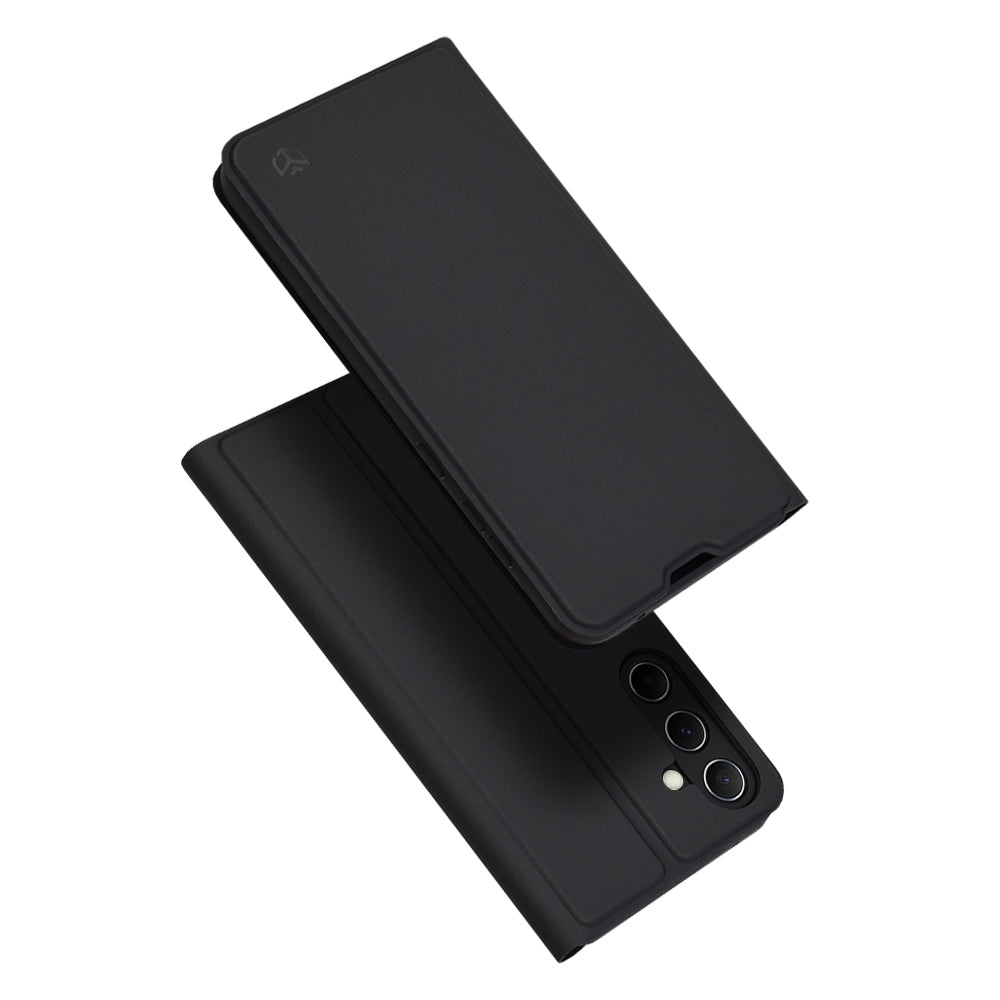 Deksel til Samsung Galaxy A55 5G A556, Techsuit, Magskin Book, Svart