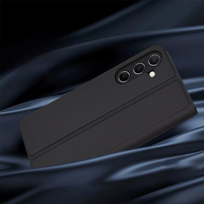 Deksel til Samsung Galaxy A55 5G A556, Techsuit, Magskin Book, Svart