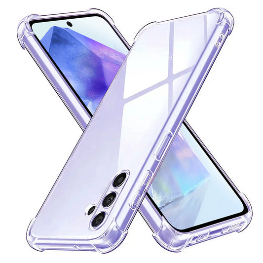 Deksel til Samsung Galaxy A55 5G A556, Techsuit, Støtsikker Klar, Transparent
