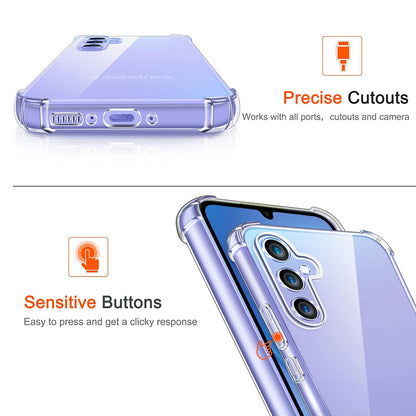 Deksel til Samsung Galaxy A55 5G A556, Techsuit, Støtsikker Klar, Transparent