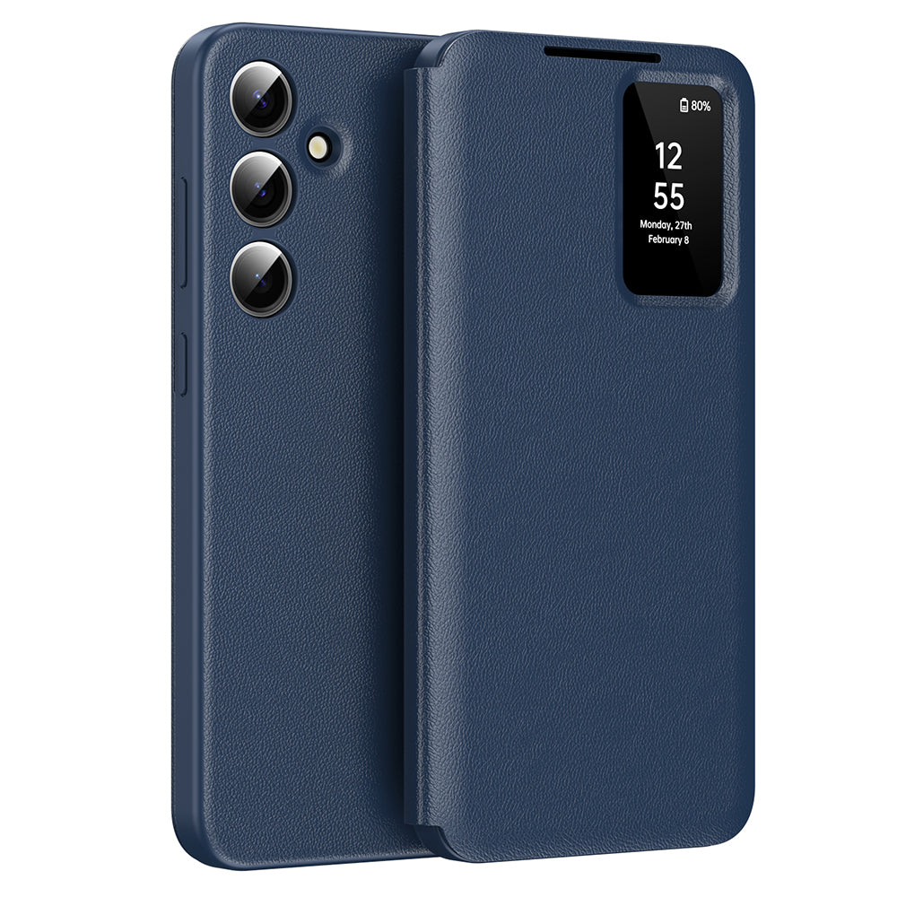 Deksel for Samsung Galaxy A55 5G A556, Techsuit, SmartView, Blå