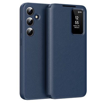 Deksel for Samsung Galaxy A55 5G A556, Techsuit, SmartView, Blå