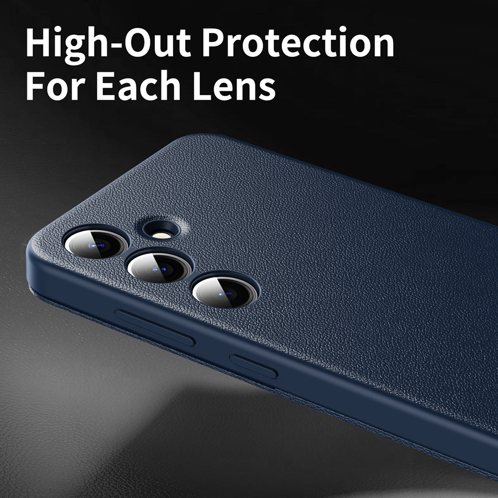 Deksel for Samsung Galaxy A55 5G A556, Techsuit, SmartView, Blå