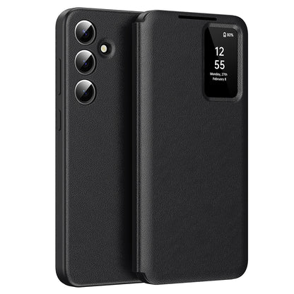 Deksel til Samsung Galaxy A55 5G A556, Techsuit, SmartView, Svart