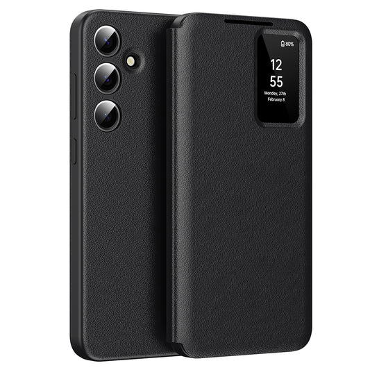 Deksel til Samsung Galaxy A55 5G A556, Techsuit, SmartView, Svart