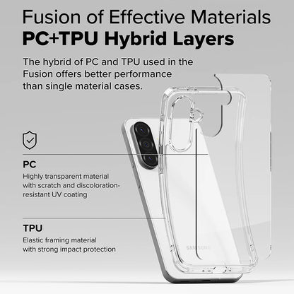 Deksel til Samsung Galaxy A56 A566 / A36 A366, Ringke, Fusion, Transparent