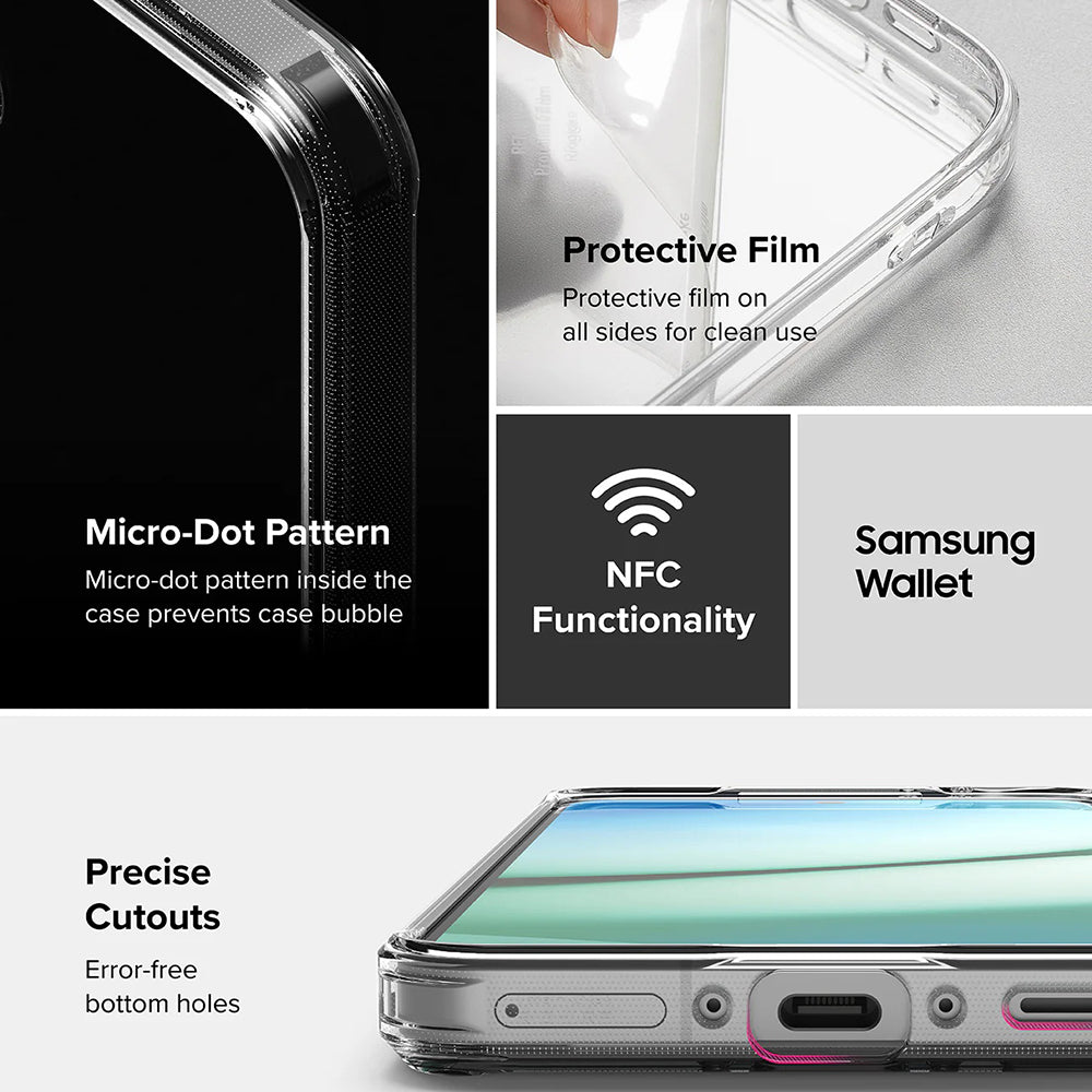 Deksel til Samsung Galaxy A56 A566 / A36 A366, Ringke, Fusion, Transparent