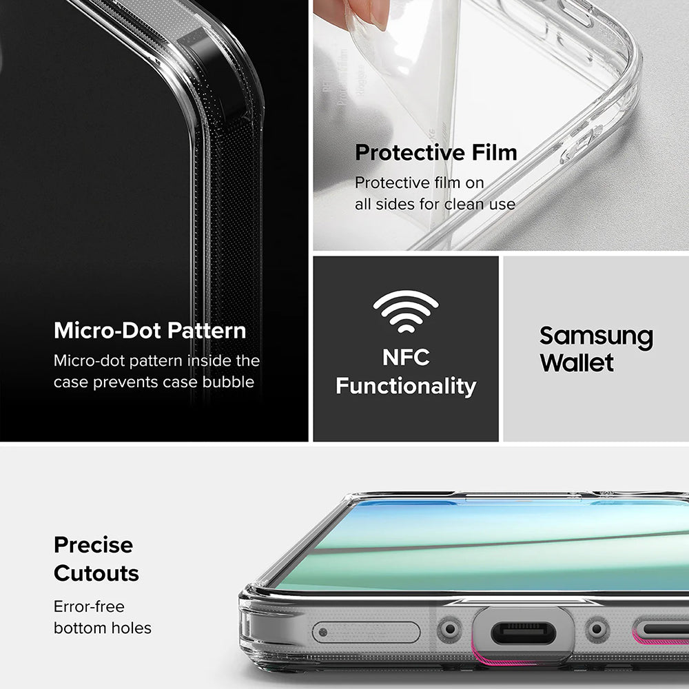 Deksel til Samsung Galaxy A56 A566 / A36 A366, Ringke, Fusion, Frostet Transparent