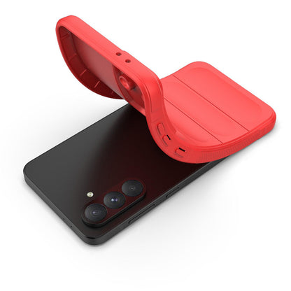 Deksel til Samsung Galaxy A56 A566 / A36 A366, Techsuit, Magic Shield, Burgunder