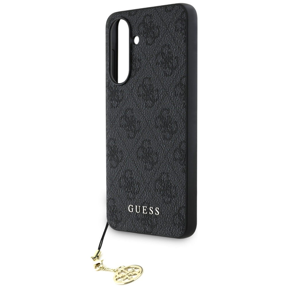 Deksel for Samsung Galaxy A56 A566, Guess, 4G Charm, Svart
