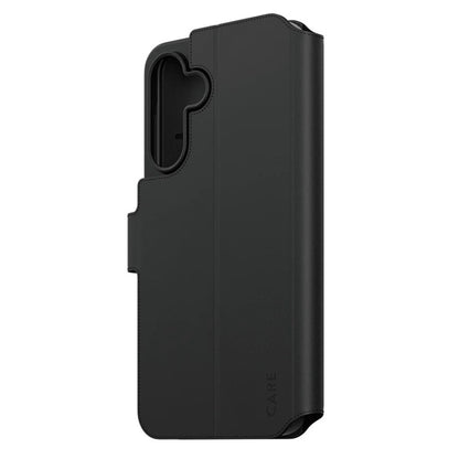 Deksel for Samsung Galaxy A56 A566, PanzerGlass, Care Feature Kickstand Wallet, Svart
