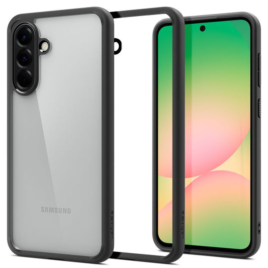 Deksel for Samsung Galaxy A56 A566, Spigen, Ultra Hybrid, Matt Svart ACS09293