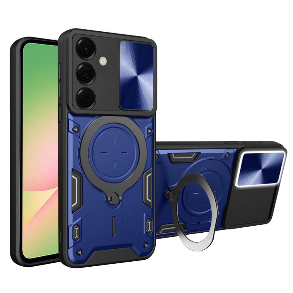 Deksel for Samsung Galaxy A56 A566, Techsuit, CamGuard Pro, Blå
