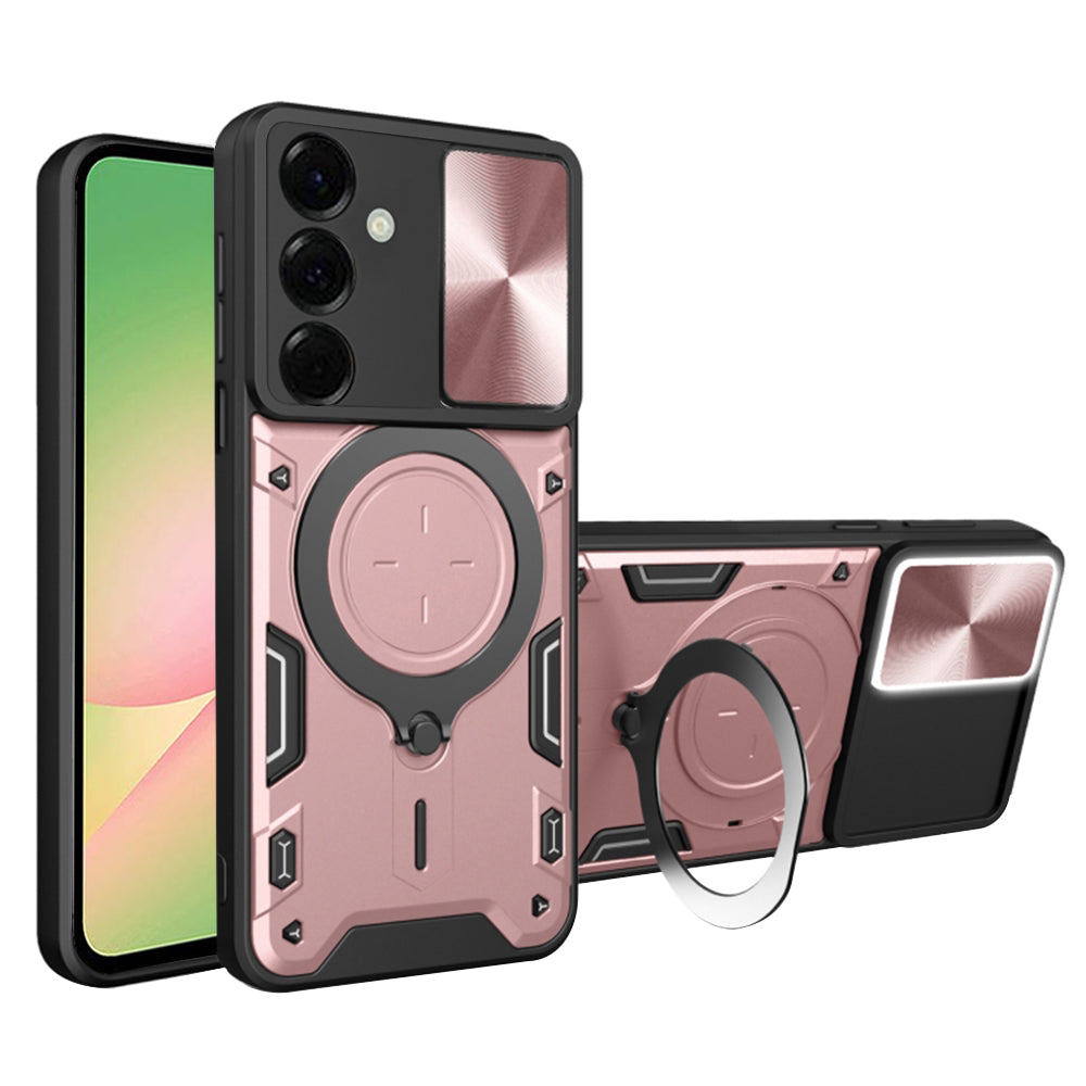Deksel til Samsung Galaxy A56 A566, Techsuit, CamGuard Pro, Rosa Gull