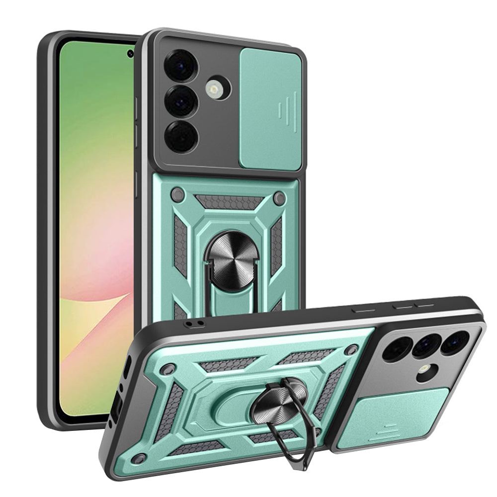 Deksel til Samsung Galaxy A56 A566, Techsuit, CamShield, Grønn