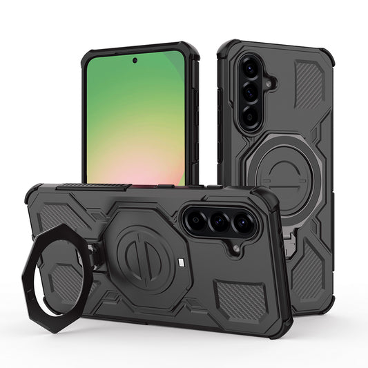 Deksel for Samsung Galaxy A56 A566, Techsuit, Carbon Shield Pro, Svart