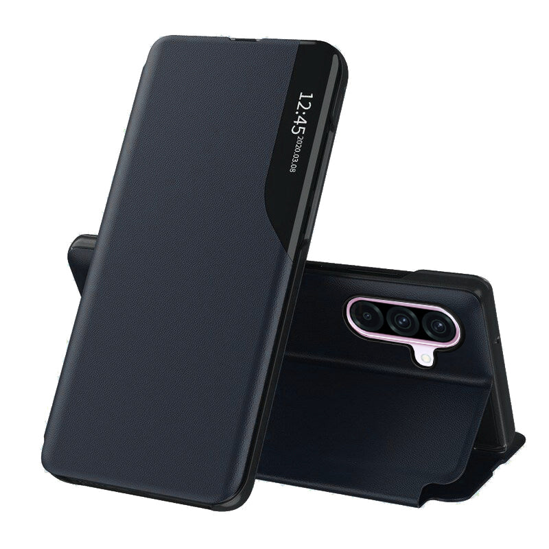 Deksel for Samsung Galaxy A56 A566, Techsuit, eFold, Mørk Blå
