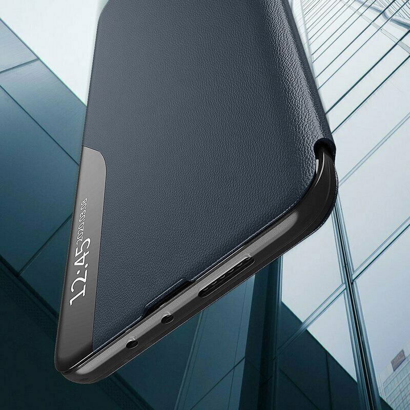 Deksel for Samsung Galaxy A56 A566, Techsuit, eFold, Mørk Blå