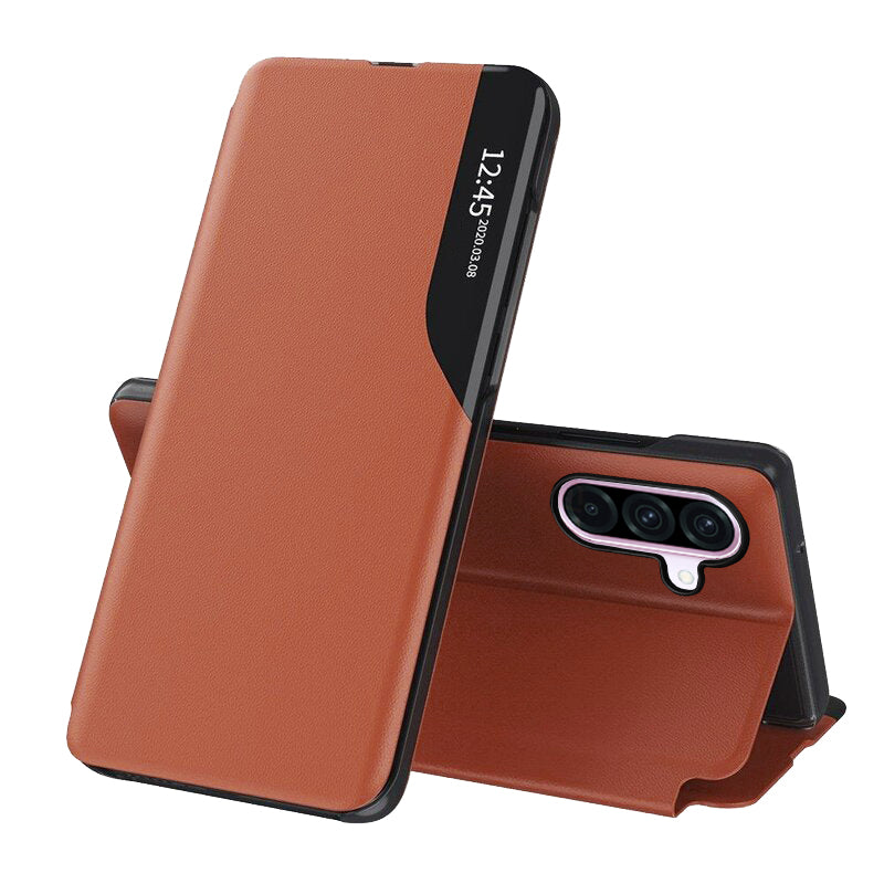 Deksel for Samsung Galaxy A56 A566, Techsuit, eFold, Oransje