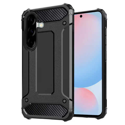 Deksel til Samsung Galaxy A56 A566, Techsuit, Hybrid Armor, Svart