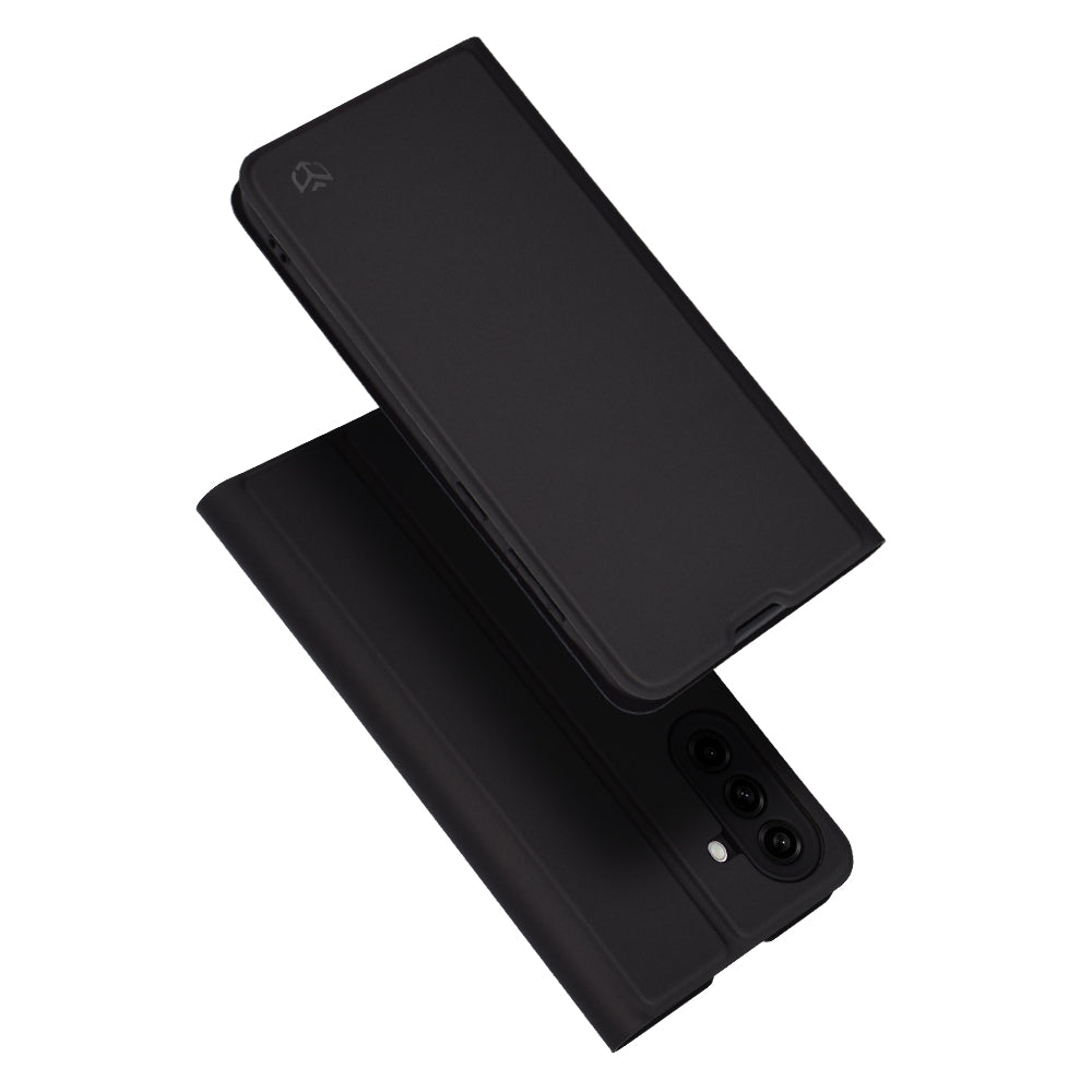 Deksel til Samsung Galaxy A56 A566, Techsuit, Magskin Book, Svart