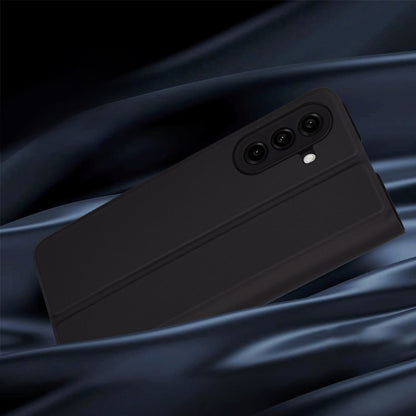 Deksel til Samsung Galaxy A56 A566, Techsuit, Magskin Book, Svart