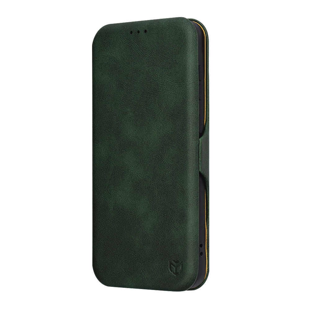 Deksel for Samsung Galaxy A56 A566, Techsuit, Safe Wallet Plus, Grønn
