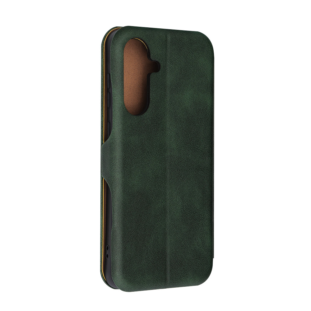 Deksel for Samsung Galaxy A56 A566, Techsuit, Safe Wallet Plus, Grønn