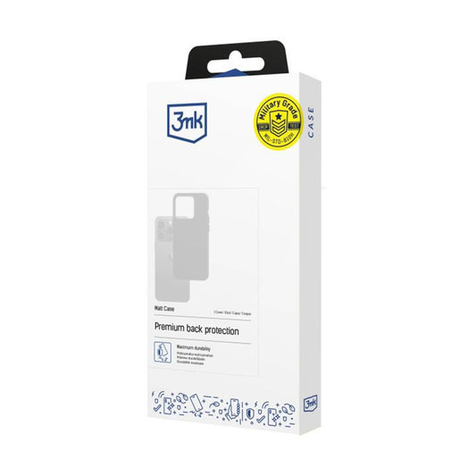 Deksel for Samsung Galaxy A57 5G, 3MK, Matt Svart