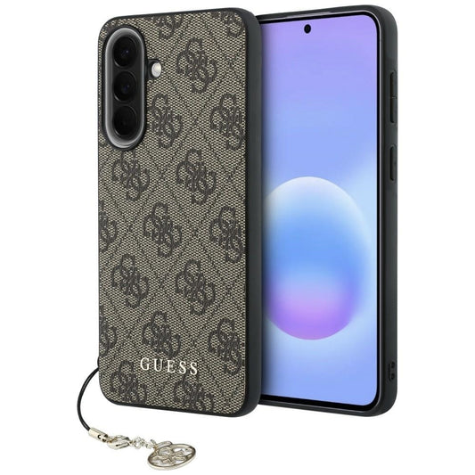 Deksel til Samsung Galaxy A57 5G, Guess, 4G Classic Logo Charm, Brun