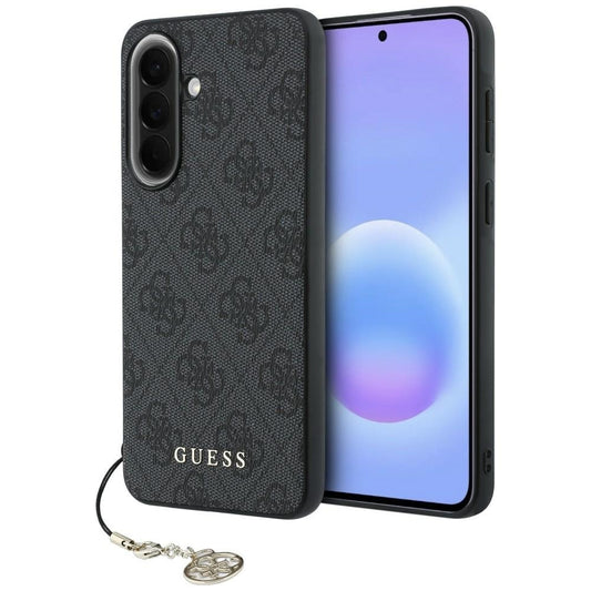 Deksel for Samsung Galaxy A57 5G, Guess, 4G Classic Logo Charm, Svart