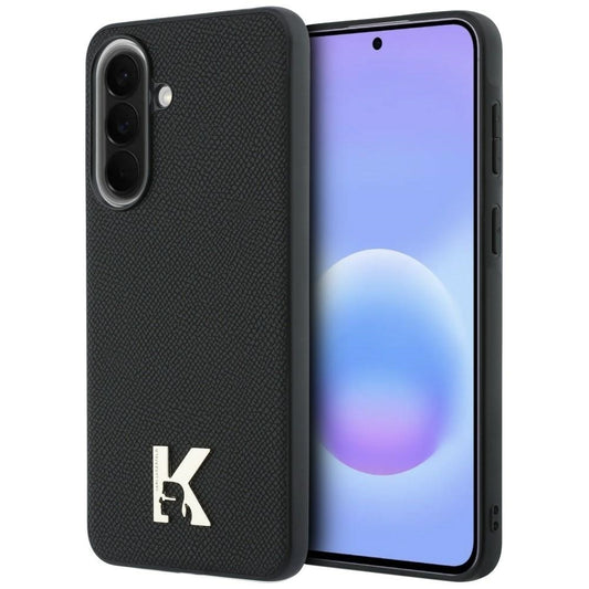 Deksel for Samsung Galaxy A57 5G, Karl Lagerfeld, Karl Head Logo, Svart