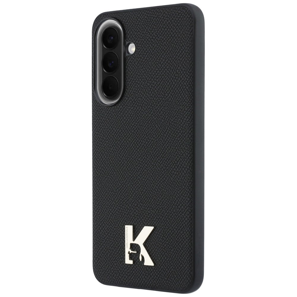 Deksel for Samsung Galaxy A57 5G, Karl Lagerfeld, Karl Head Logo, Svart