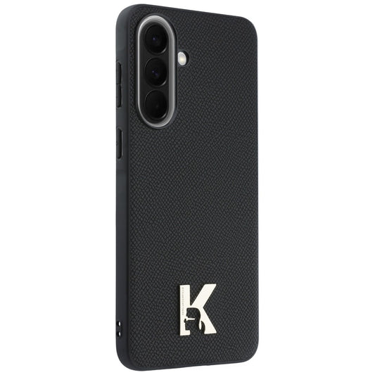 Deksel for Samsung Galaxy A57 5G, Karl Lagerfeld, Karl Head Logo, Svart