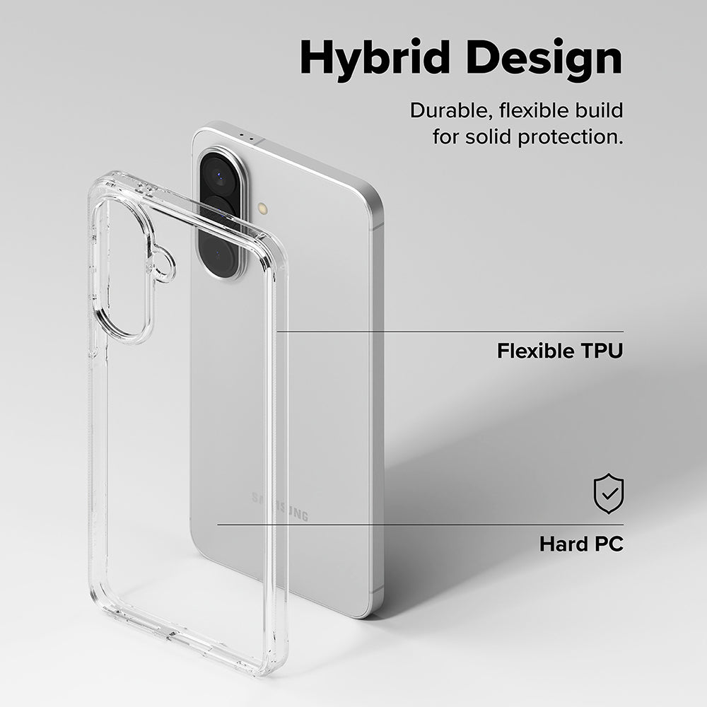 Deksel for Samsung Galaxy A57 5G, Ringke, Fusion, Gjennomsiktig