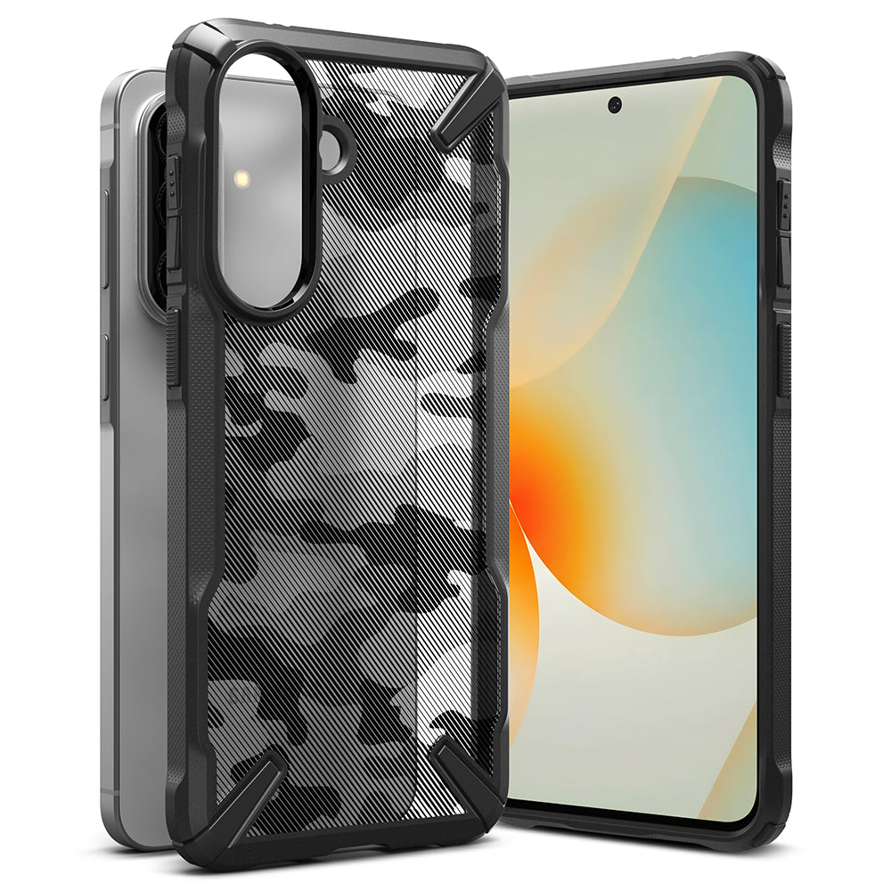 Deksel for Samsung Galaxy A57 5G, Ringke, Fusion X, Camouflage