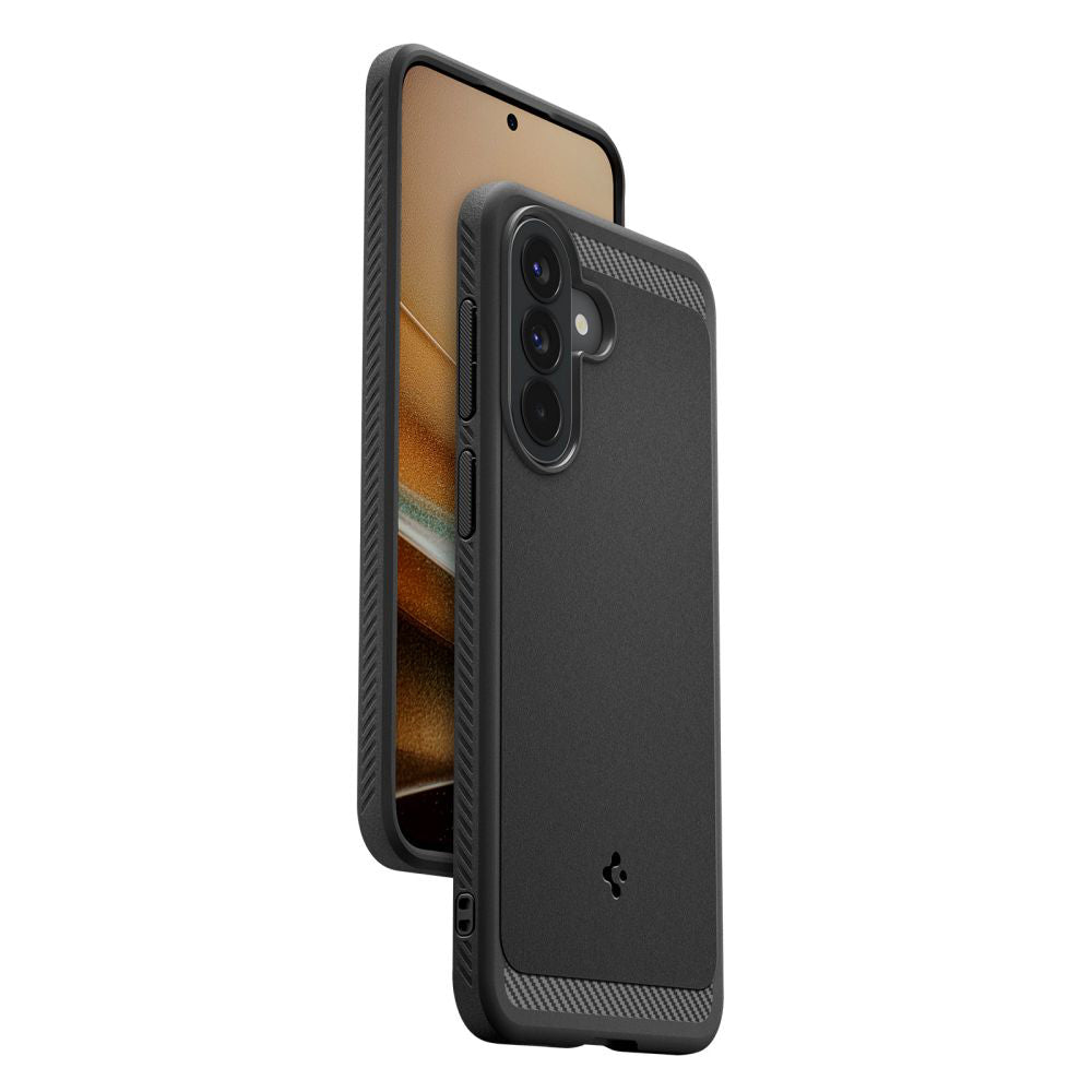 Deksel for Samsung Galaxy A57 5G, Spigen, Rugged Armor, Svart ACS09794