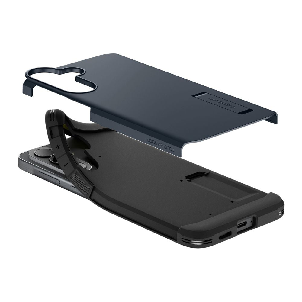 Deksel for Samsung Galaxy A57 5G, Spigen, Tough Armor, Blå ACS11126