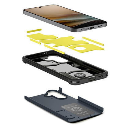 Deksel for Samsung Galaxy A57 5G, Spigen, Tough Armor, Blå ACS11126