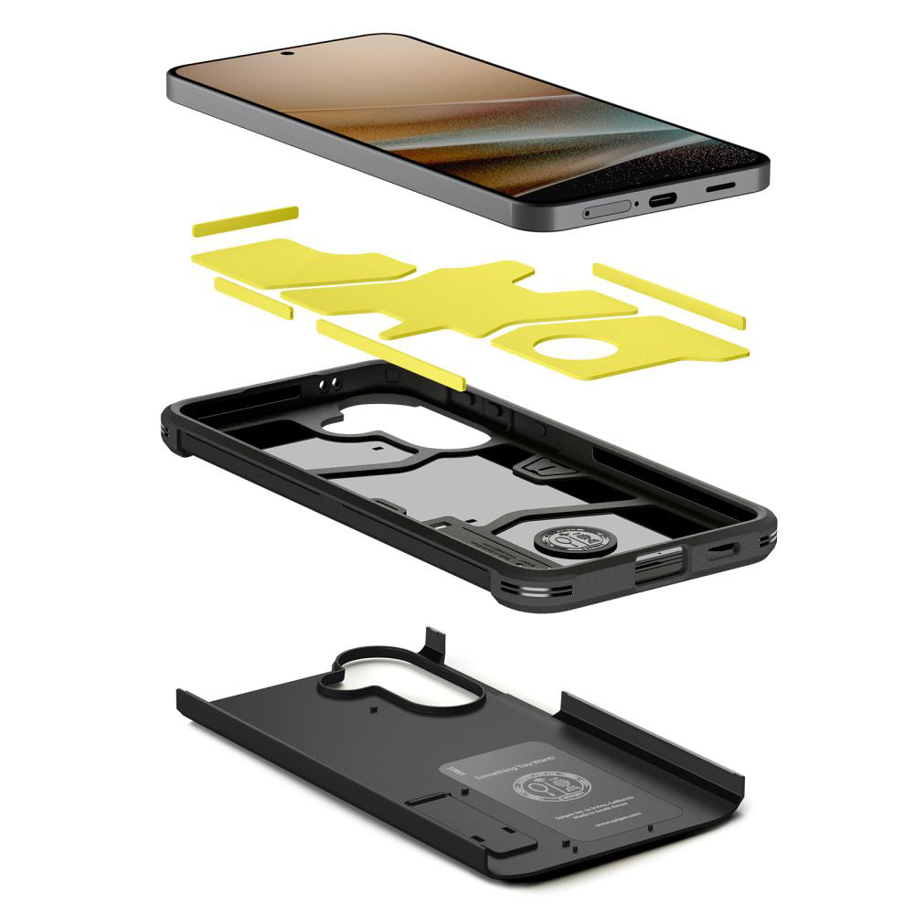 Deksel for Samsung Galaxy A57 5G, Spigen, Tough Armor, Svart ACS11125