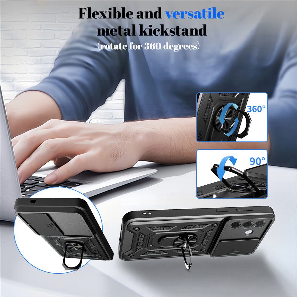 Deksel for Samsung Galaxy A57 5G, Techsuit, CamShield, Grønn