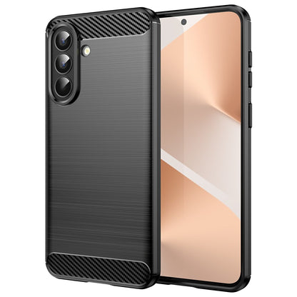 Deksel for Samsung Galaxy A57 5G, Techsuit, Karbon, Svart