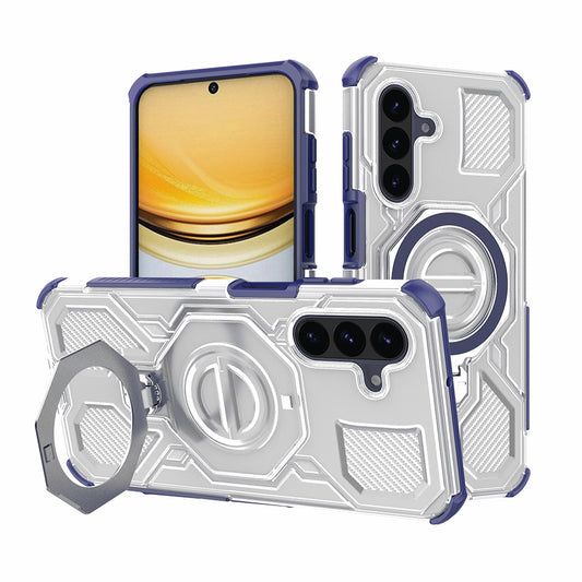 Deksel for Samsung Galaxy A57 5G, Techsuit, Carbon Shield Pro, Blå