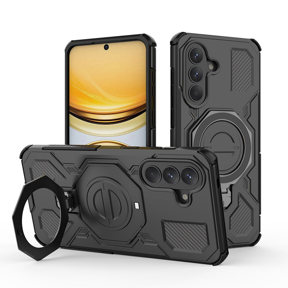Deksel for Samsung Galaxy A57 5G, Techsuit, Carbon Shield Pro, Svart